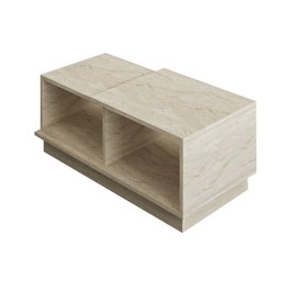 Hanah Home Mesa de Centro Concepto Mármol Travertino